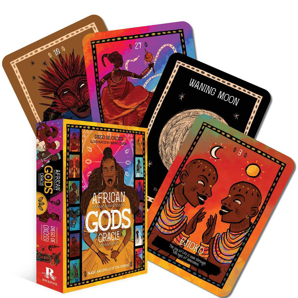 African Gods Oracle: Magic and spells of the Orishas 36 Card Deck & Guidebook