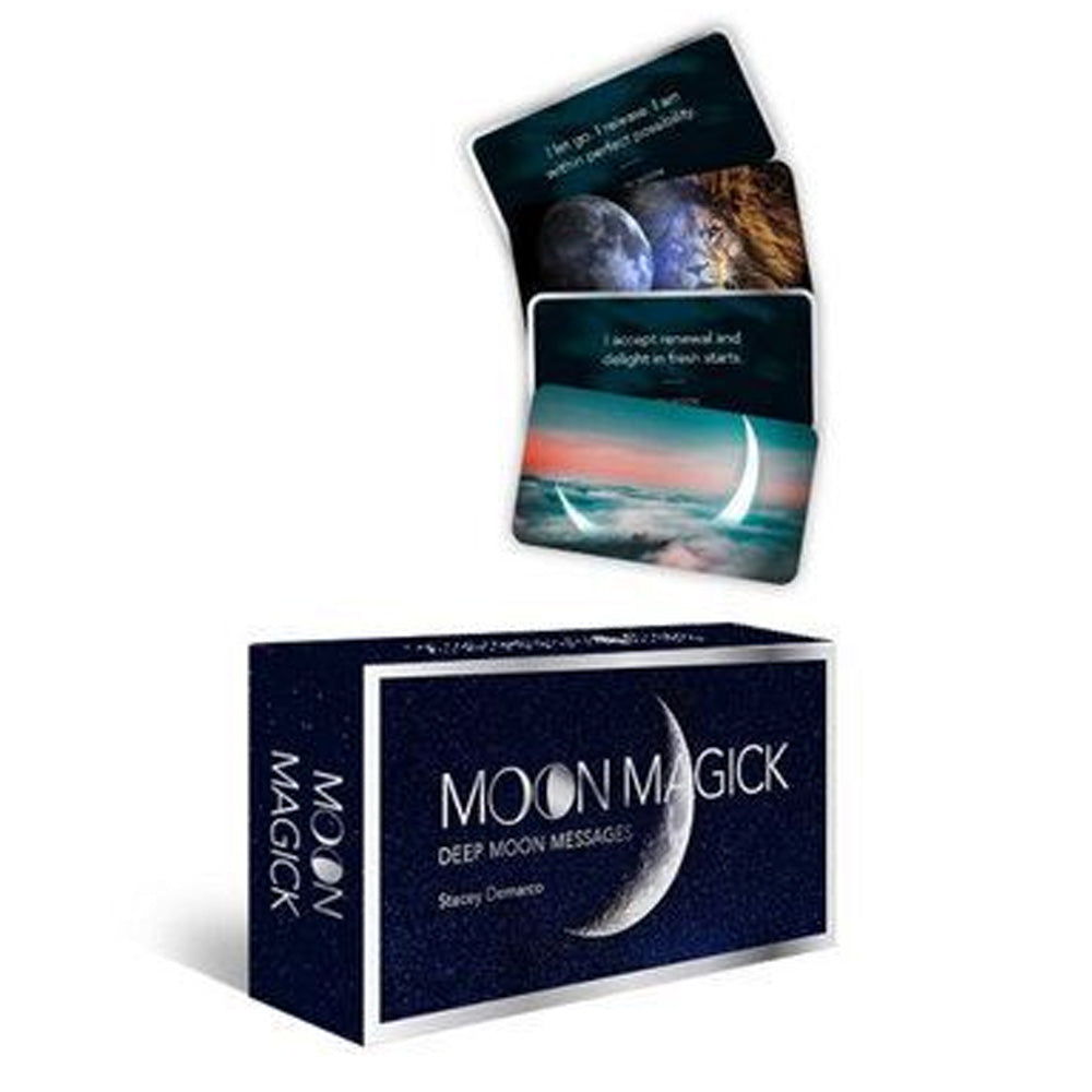 Moon Magick: Deep Moon Messages Card Deck by Stacey Demarco