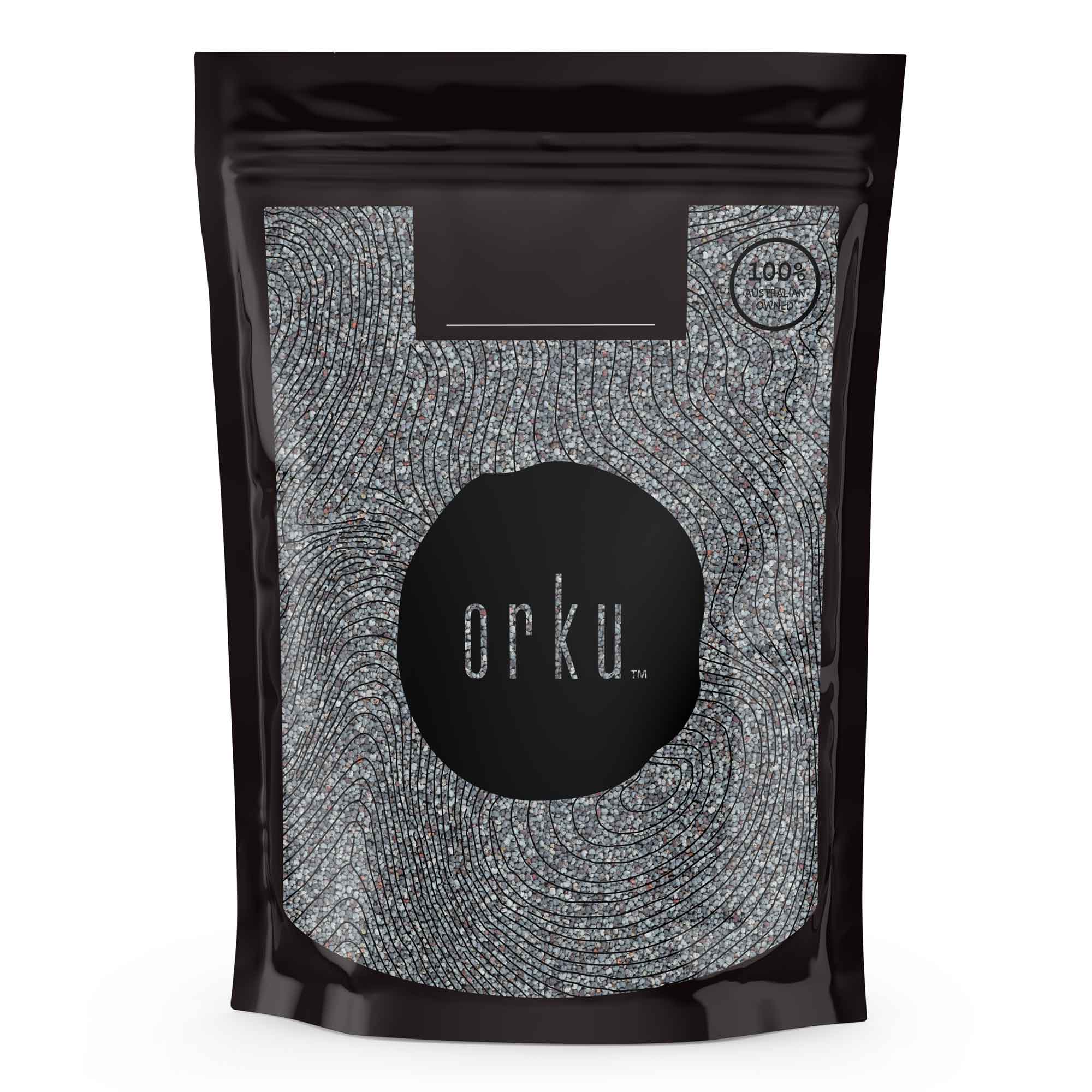1Kg Poppy Seeds Pouch Blue Unwashed 100% Australian Food Baking Cooking Mineral