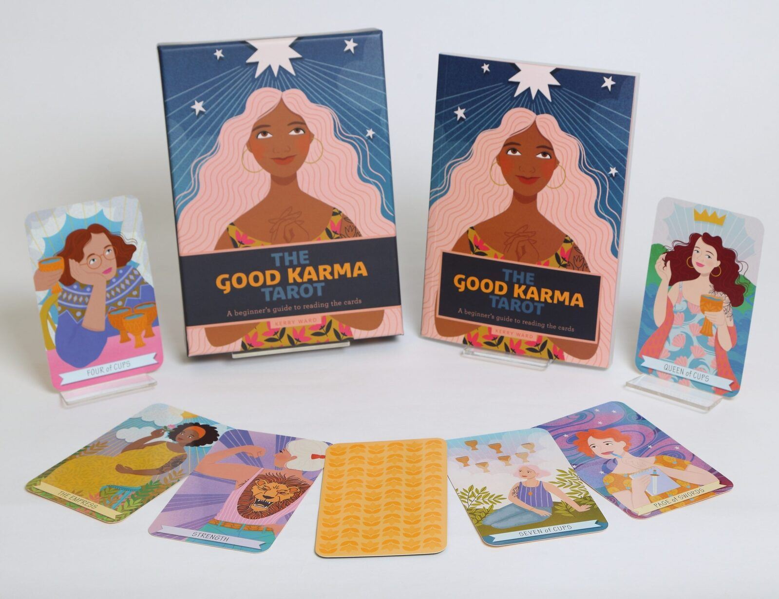 Good Karma Tarot 78 Cards Deck and Guidebook for Beginners by Kerry Ward