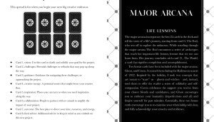 Black Violet Tarot Cards Deck by Heidi Phelps