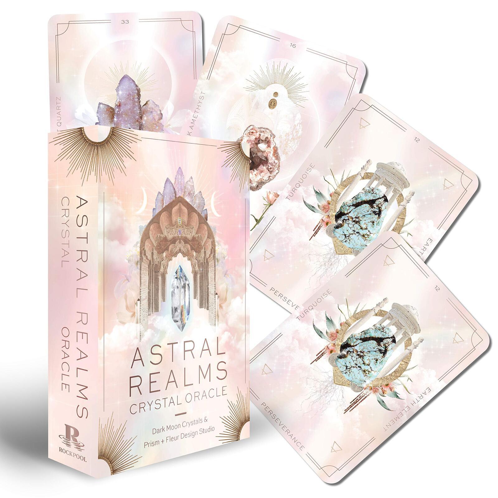 Astral Realms Crystal Oracle Deck: 33 Cards & Guidebook