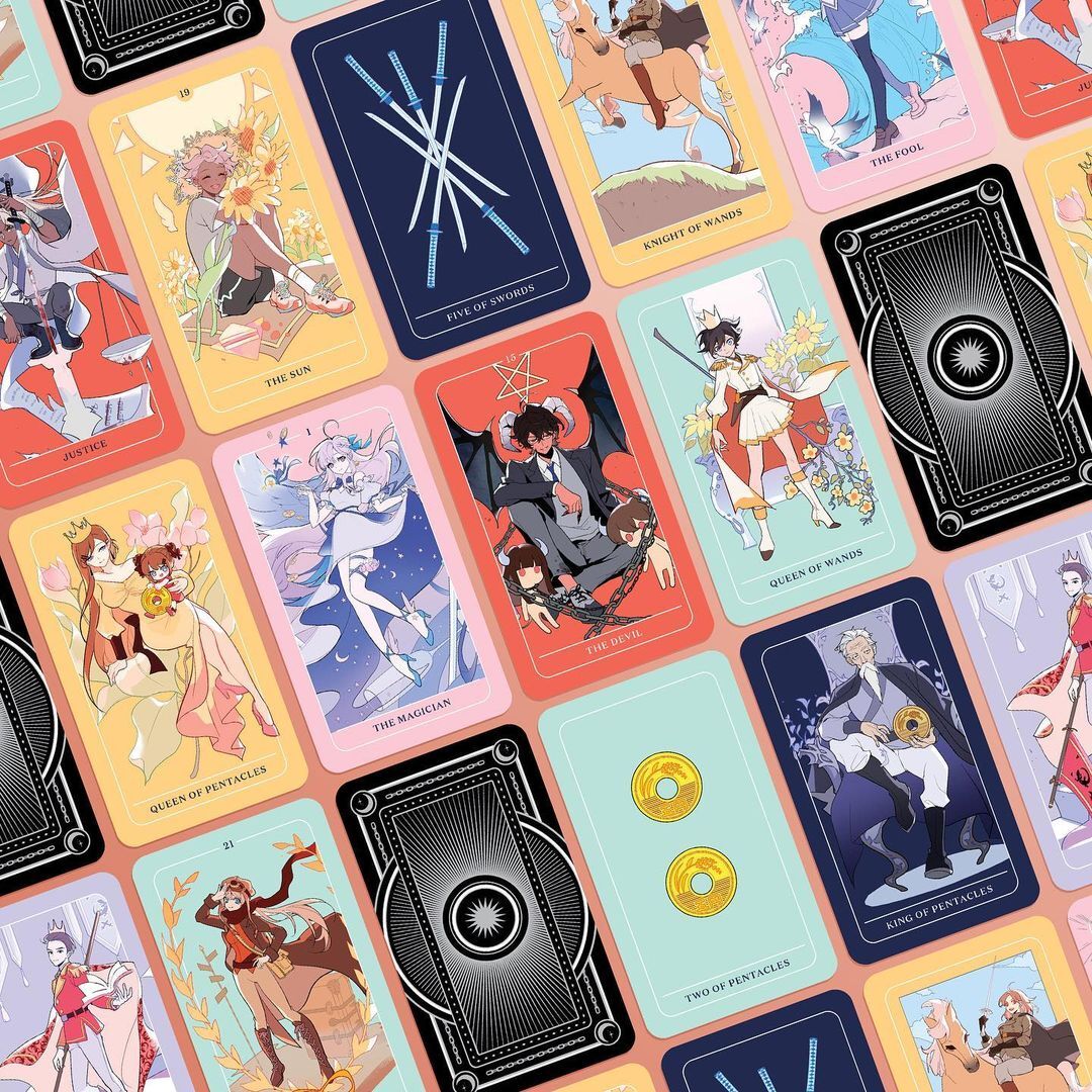 Anime Tarot Deck and Guidebook: Explore the Archetypes, Symbolism, Magic in Anime 78 Cards