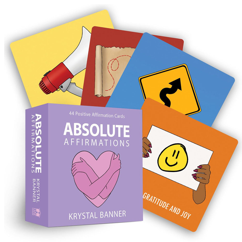 Absolute Affirmations: 44 Positive Affirmation Cards Deck by Krystal Banner