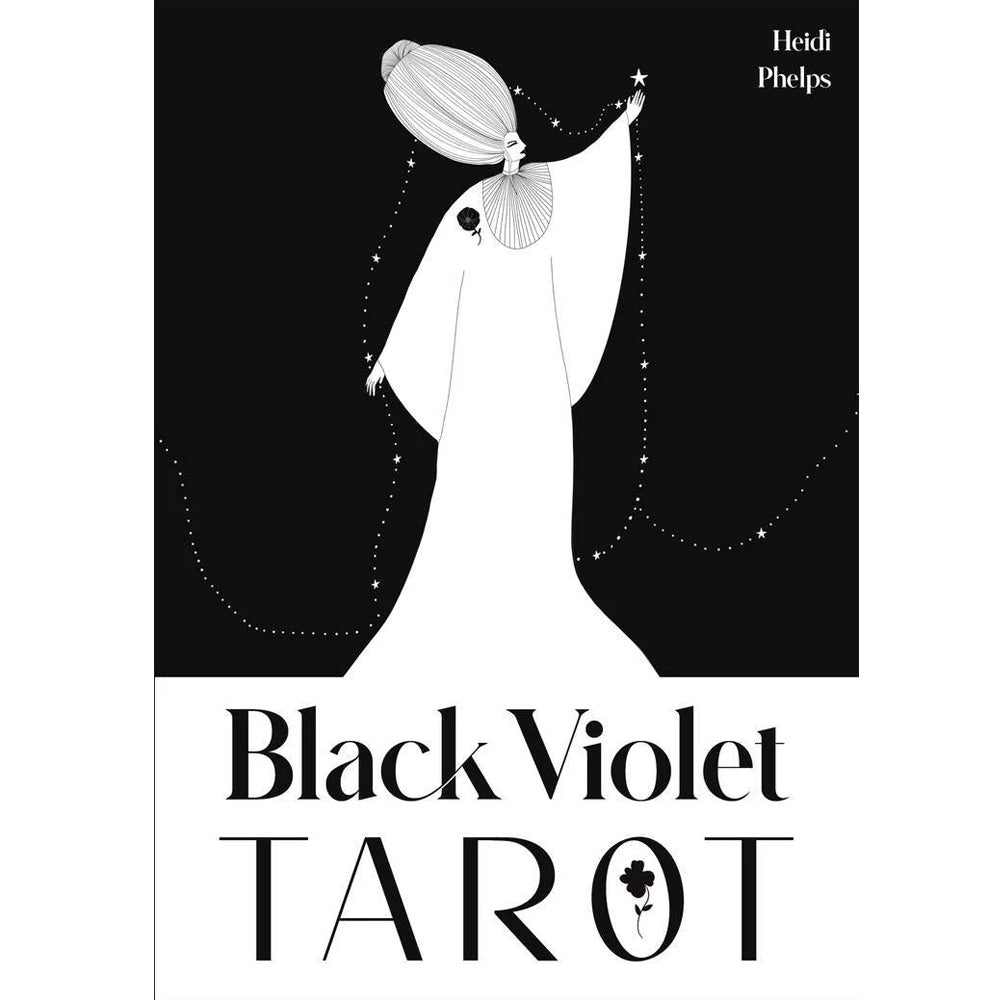 Black Violet Tarot Cards Deck by Heidi Phelps