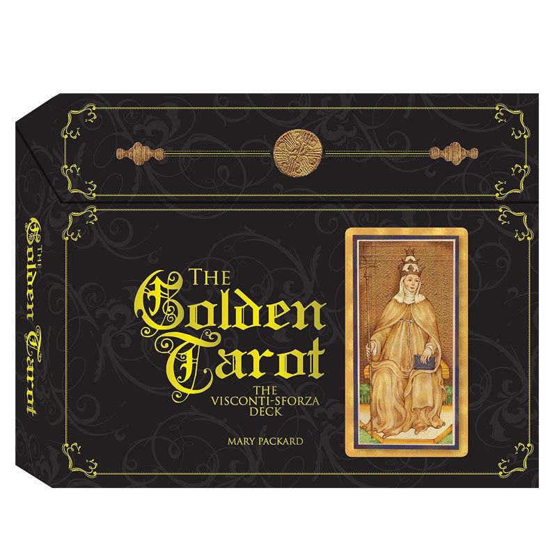 Golden Tarot (kit) Deck Cards Book Gift Box by Mary Packard