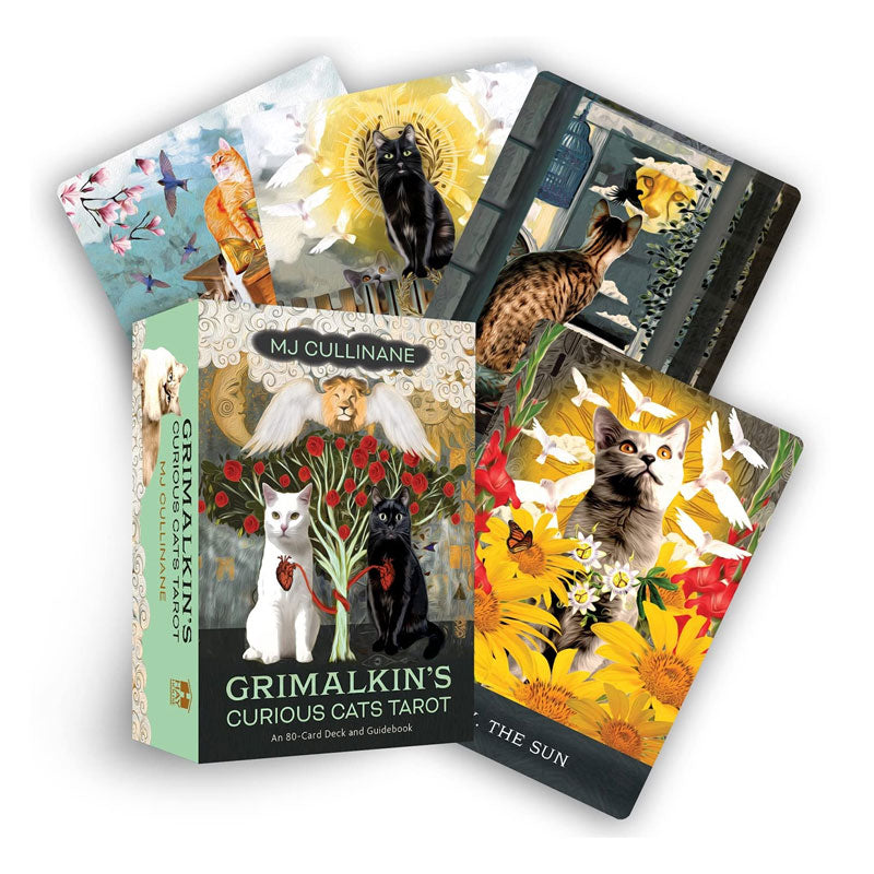 Grimalkin's Curious Cats Tarot: An 80-Card Deck and Guidebook