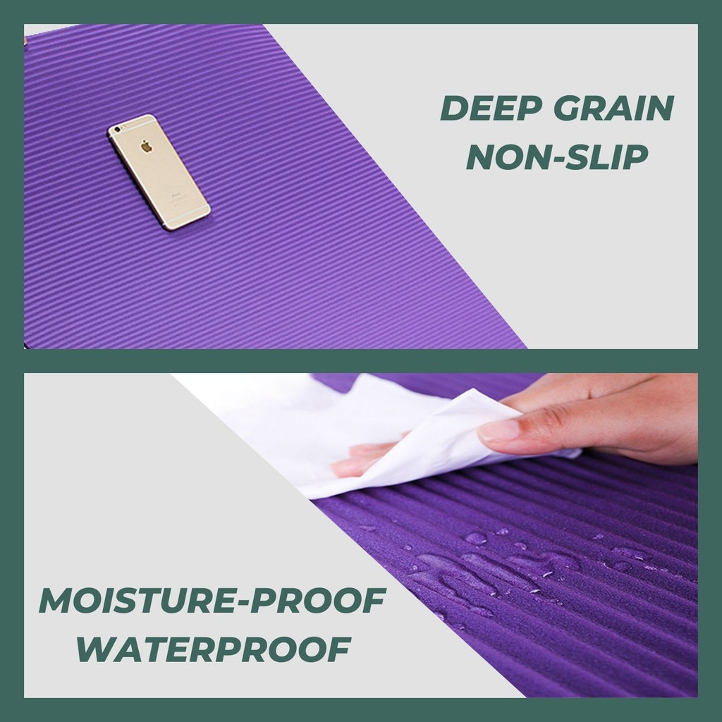 VERPEAK NBR Yoga Mat 1.5CM (Purple)