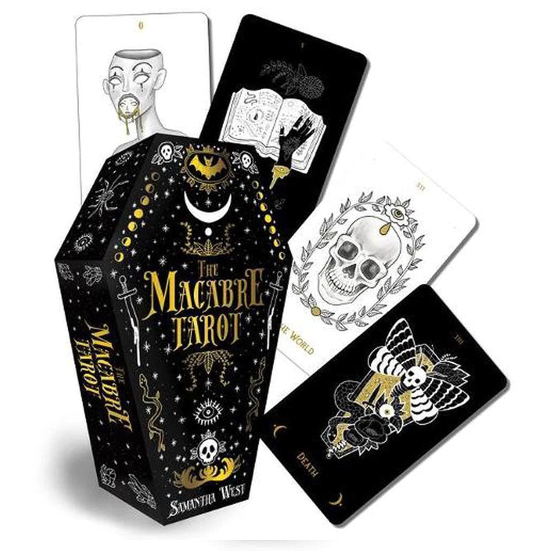 The Macabre Tarot Deck: 78 Cards & Guidebook by Sam West