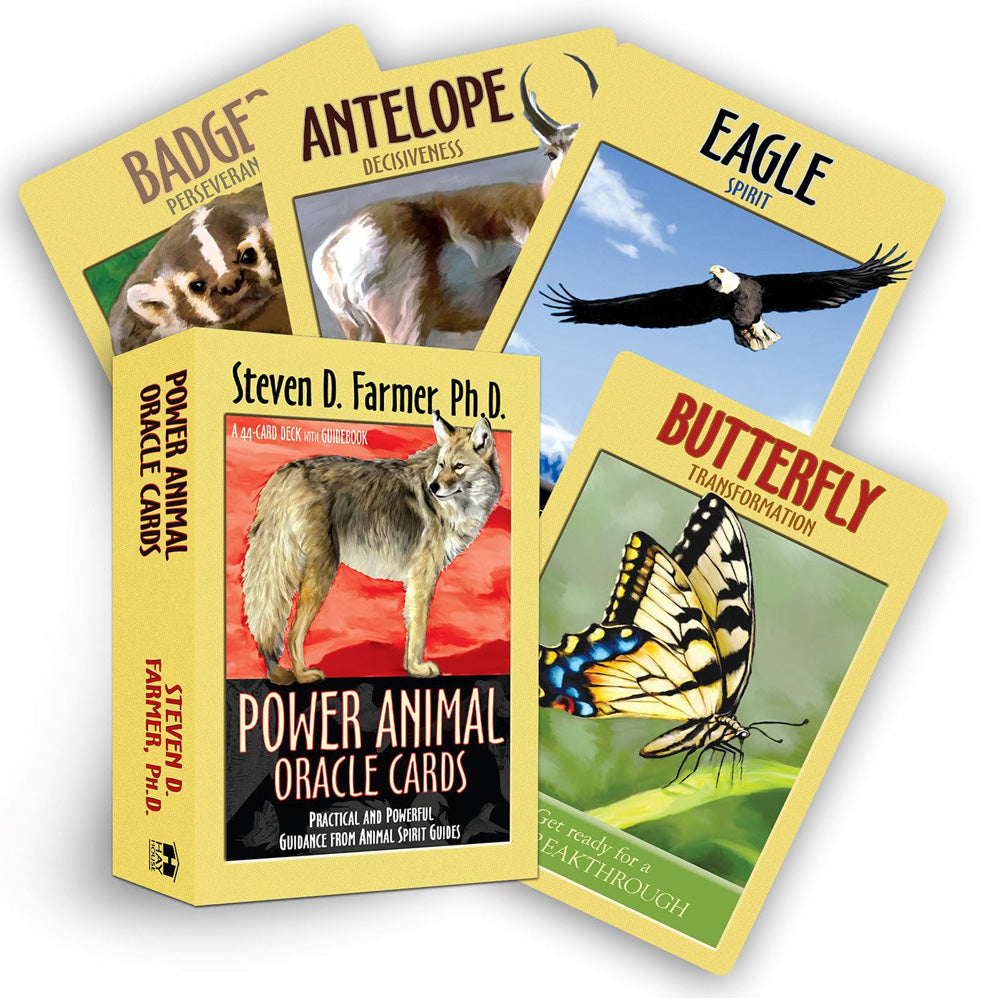 Power Animals Oracle Deck: 44 Cards & Guidebook by Steven Farmer