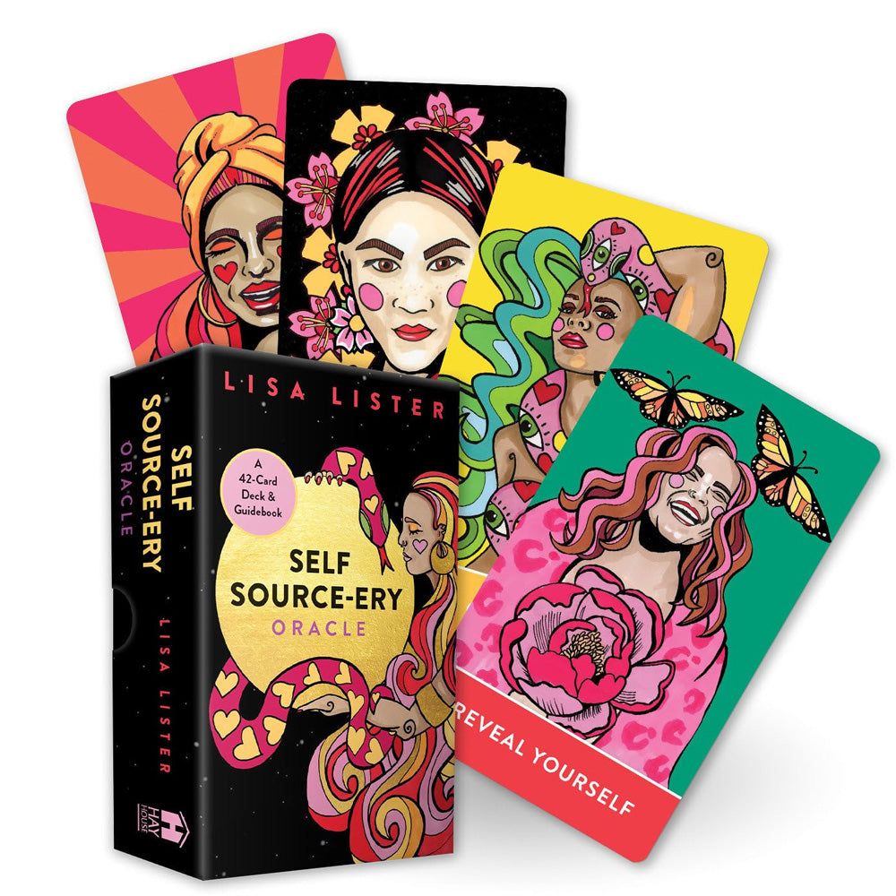 Self Source-ery Oracle Deck: 42 Cards & Guidebook by Lisa Lister