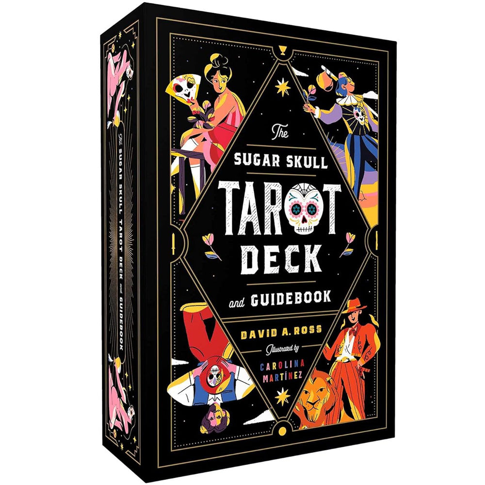 Sugar Skull Tarot Card Deck and Guidebook David A Ross