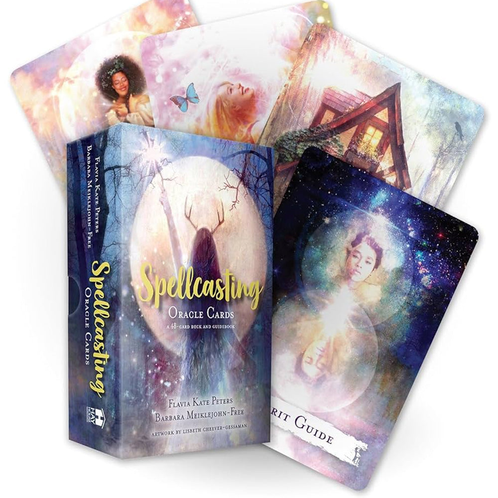 Spellcasting Oracle Cards: Inner Witch 48-Card Deck and Guidebook