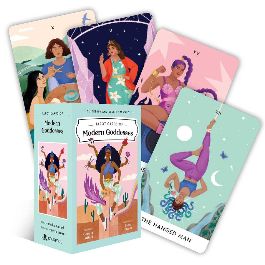 Tarot Cards of Modern Goddesses Deck by Cecilia Lattari Petra Braun