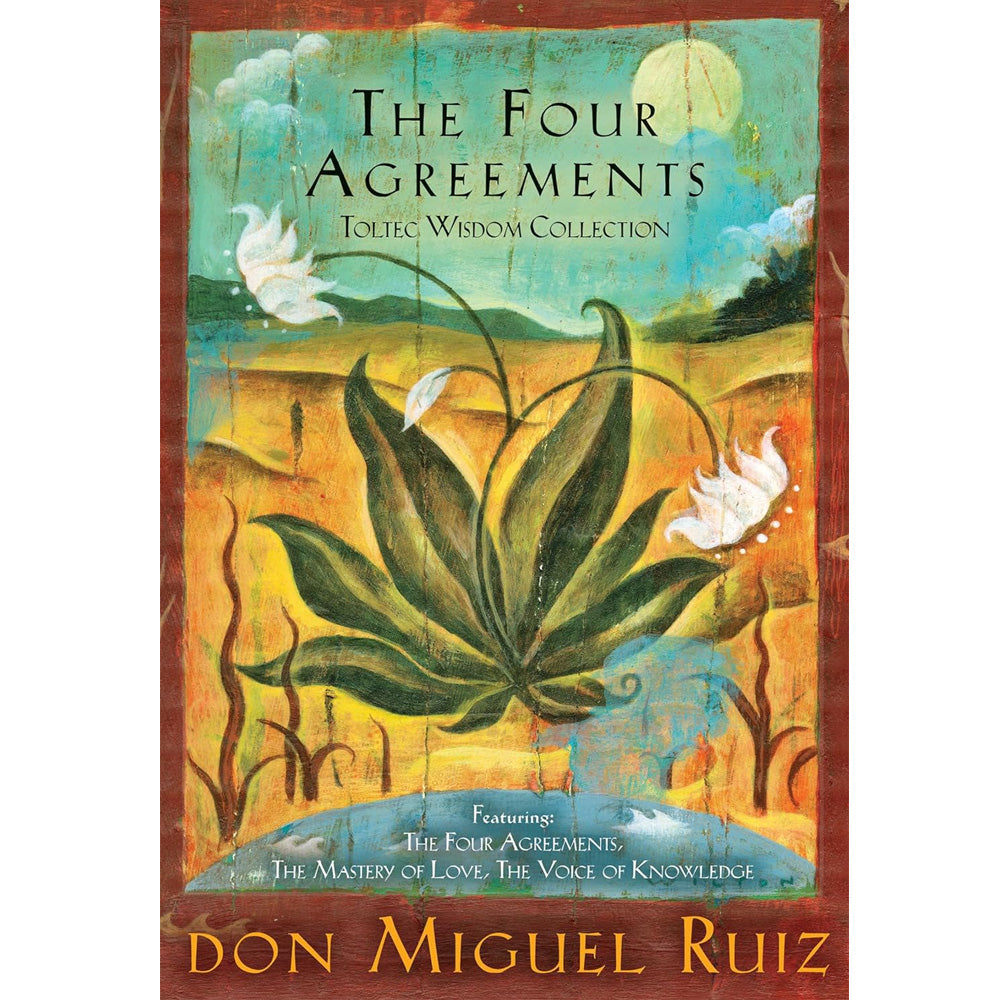 Four Agreements Toltec Wisdom Collection Paperback Book Don Miguel Ruiz