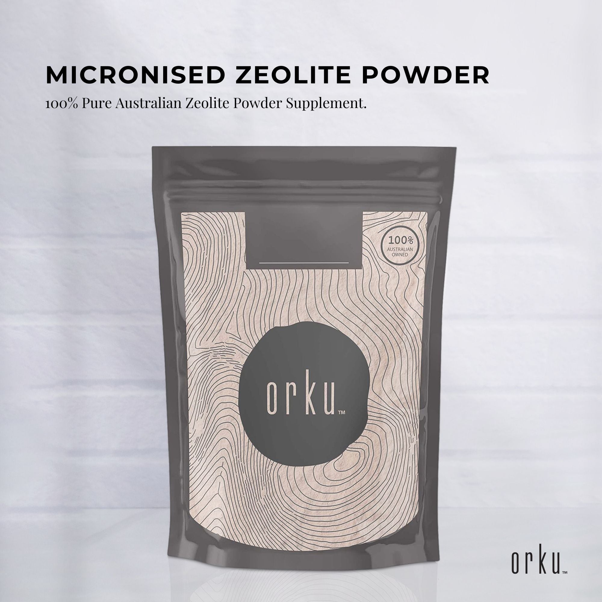 400g Pure Micronised Zeolite Powder Supplement Micronized Volcamin