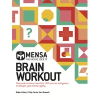 Mensa Brain Workout Pack: Improve your mental abilities with 200 puzzles and games